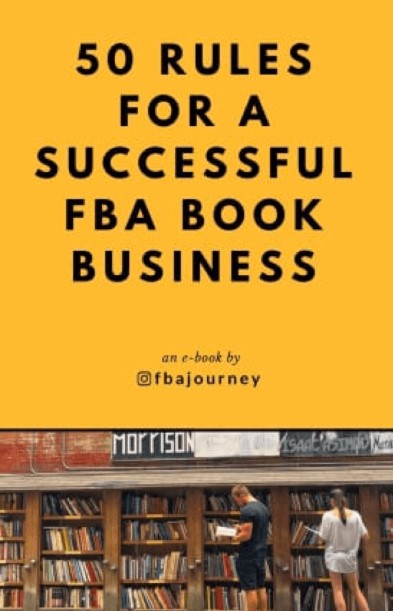 Book named as 50 rules for a successful FBA book business.