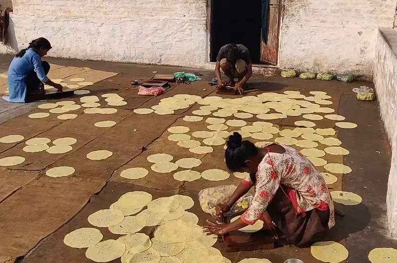 papad making process