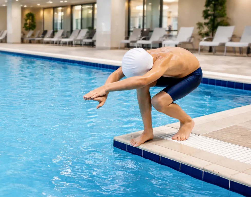 Springen ins Wasser Lernen