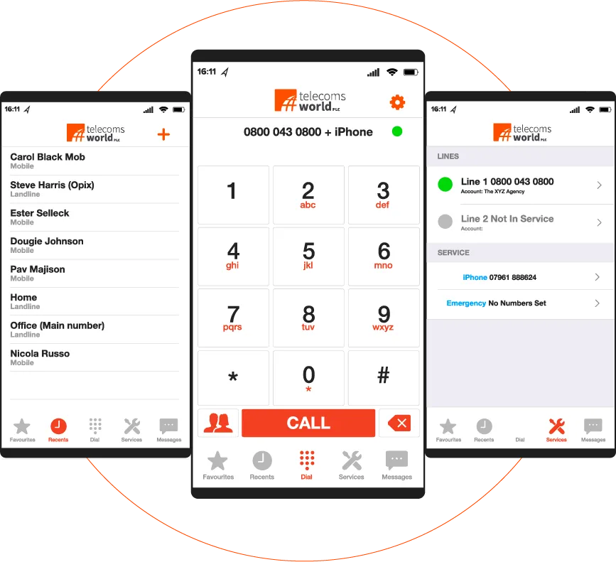 Dial out Application 3 Mobile phone image 