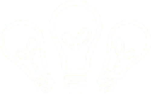 three bulb ideas icon 