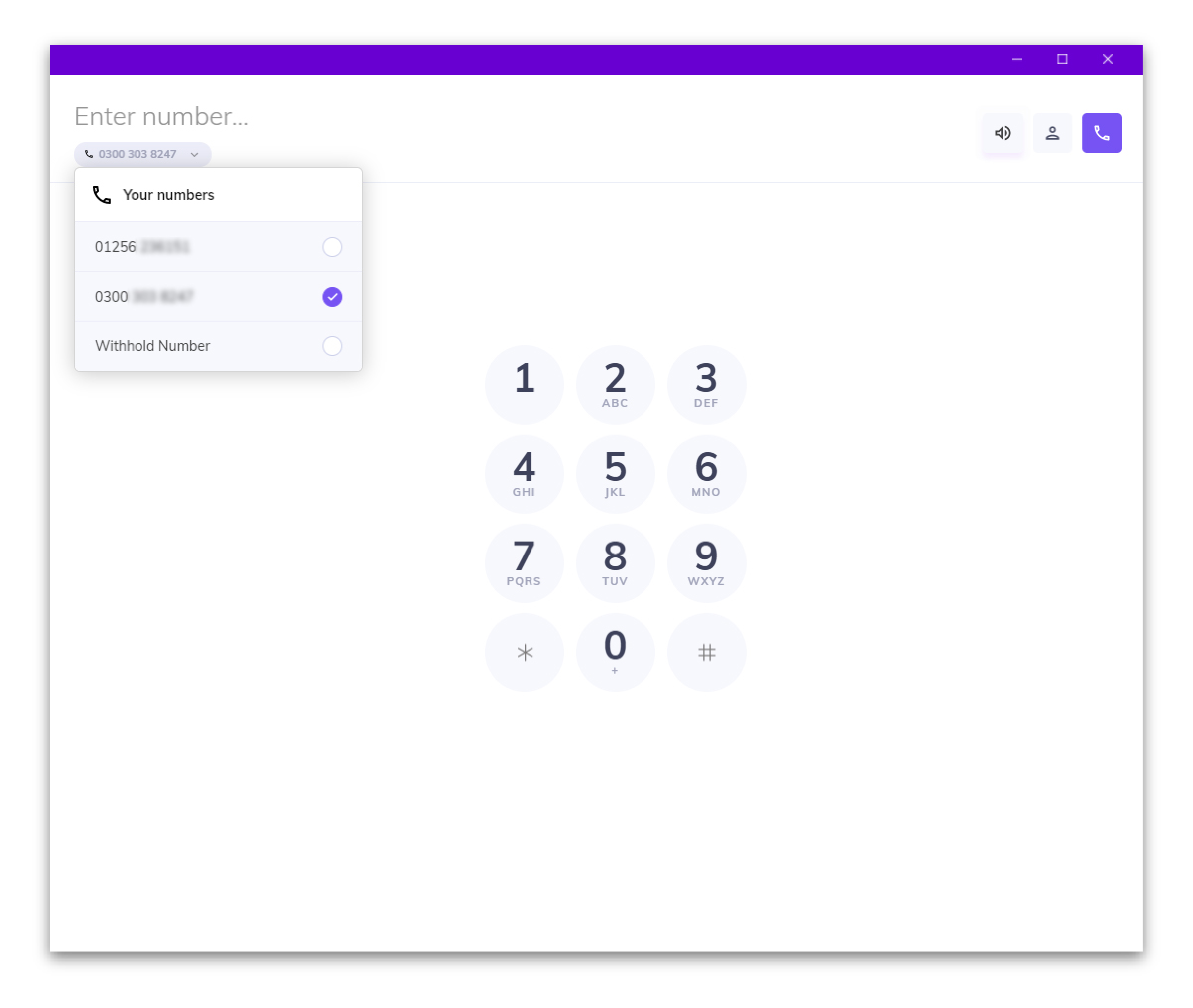 Number presentation phoneline plus image
