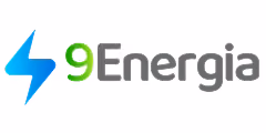 Logo with a blue lightning bolt symbol followed by the text '9Energia' in green and gray.