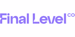 The text 'Final Level' in bold purple font followed by smaller letters 'co' in the upper right corner.