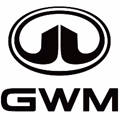 GWM logo with stylized black emblem above bold black letters GWM.
