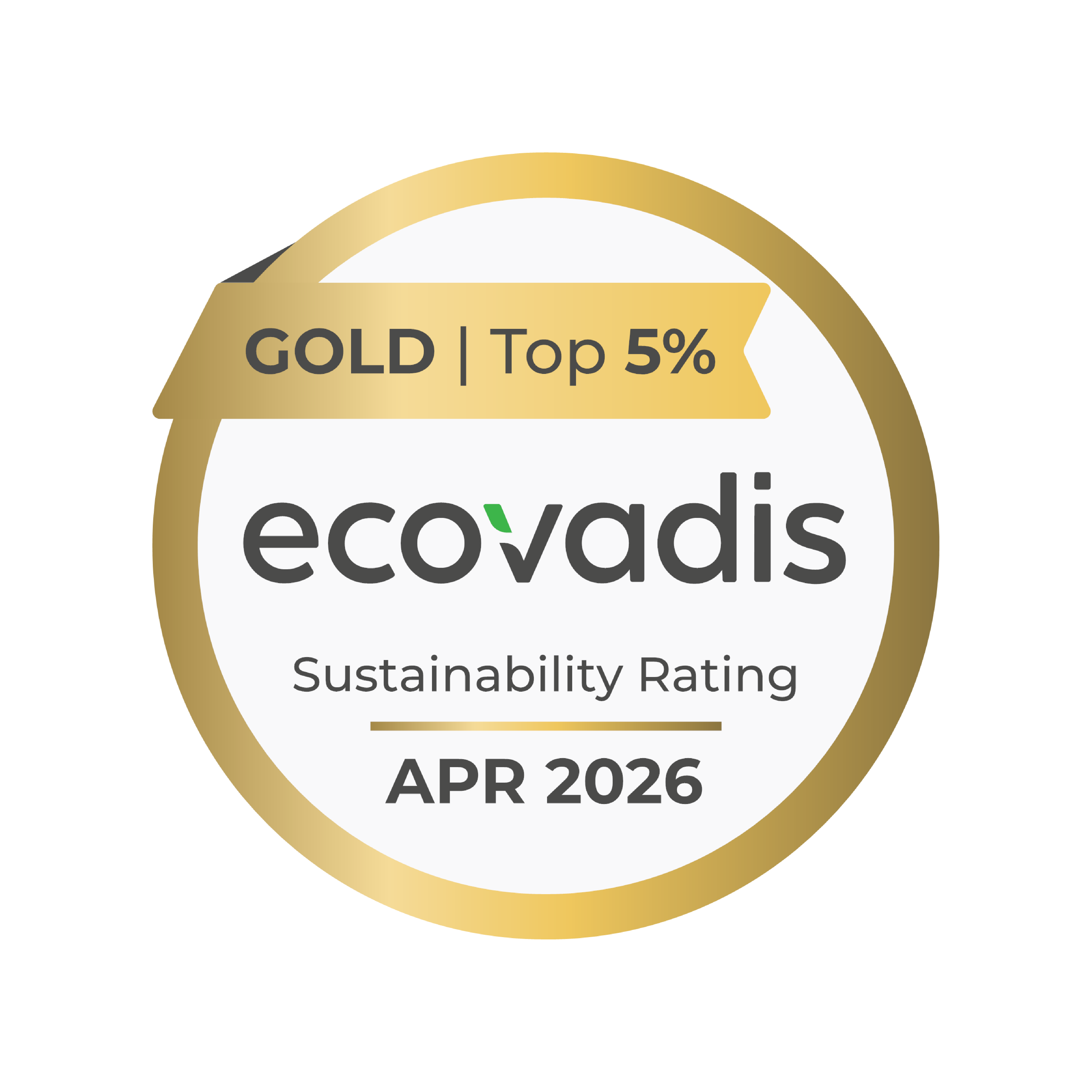 Ecovadis guld 2026