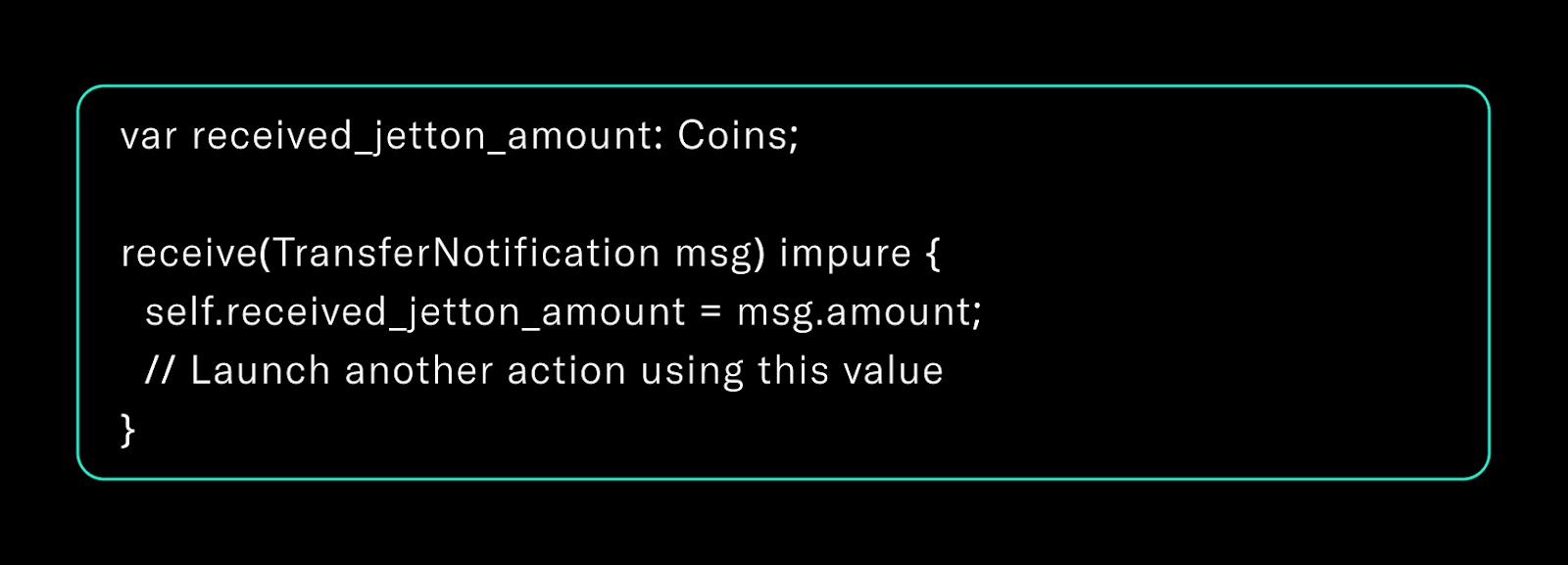 Carry-value pattern for async-safe execution.