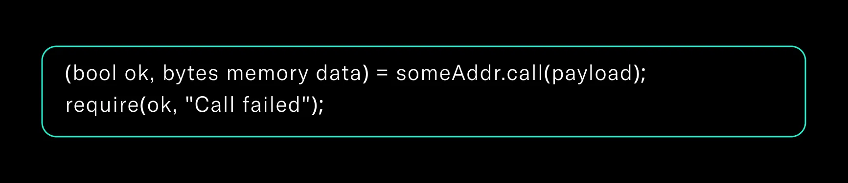 external call validation example