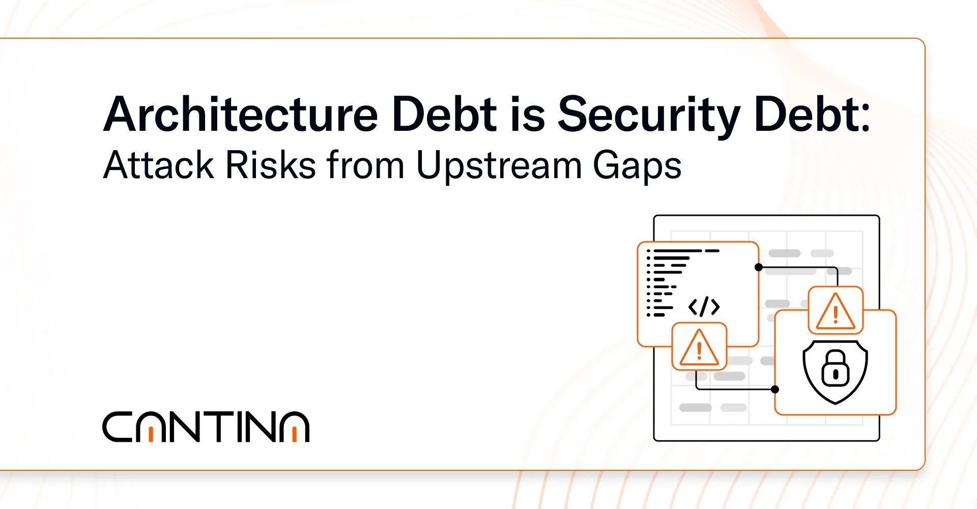 Security audits stall when structure is missing. Architecture debt leads to delays, redesigns, and real attack risks without early clarity.