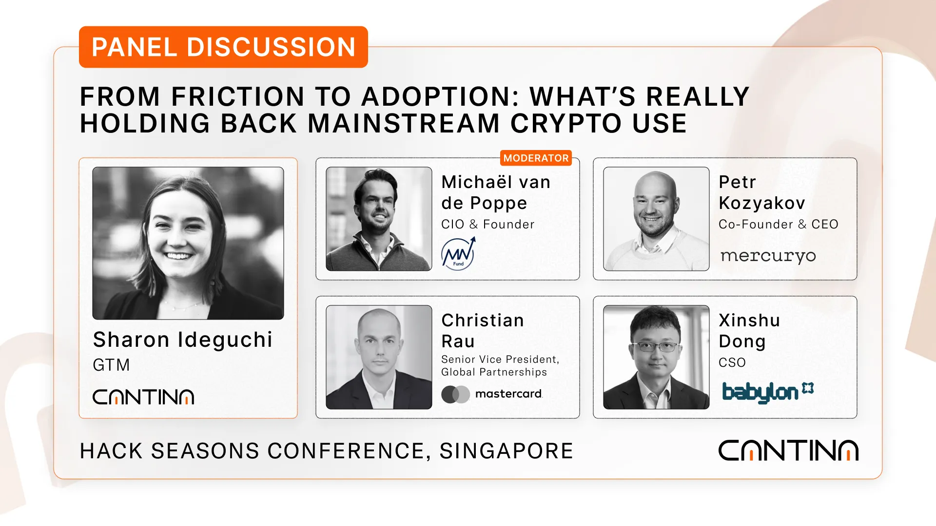 Crypto Adoption Panel at Hack Seasons Singapore 2025