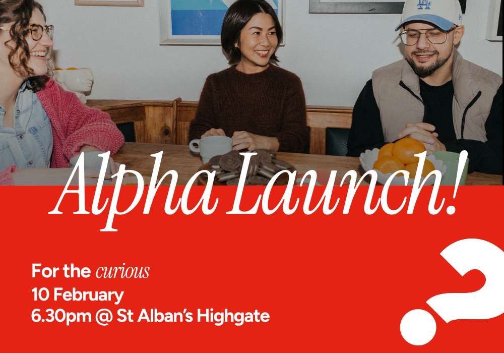 Small banner promoting the Kingscross Alpha Launch on February 10 2026