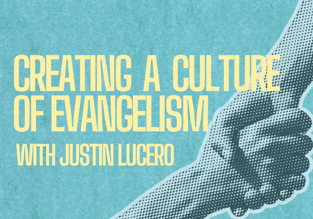 Small banner promoting the Kingscross Evangelism Training event on March 18