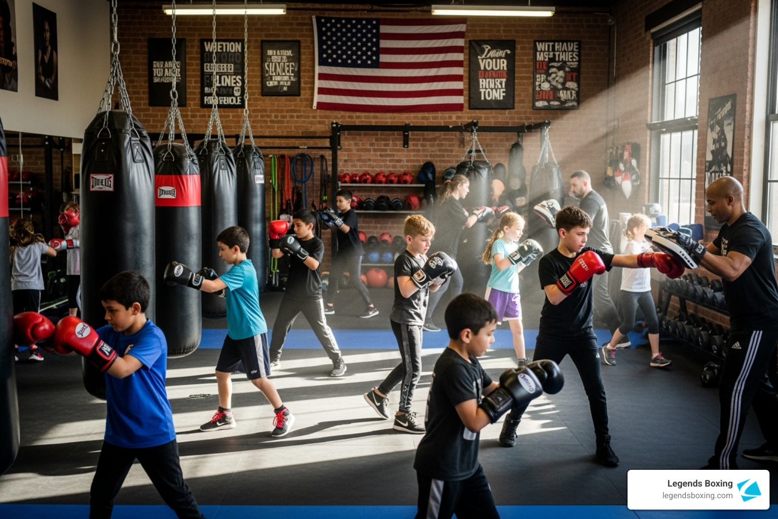 of a youth boxing class - boxing gym utah