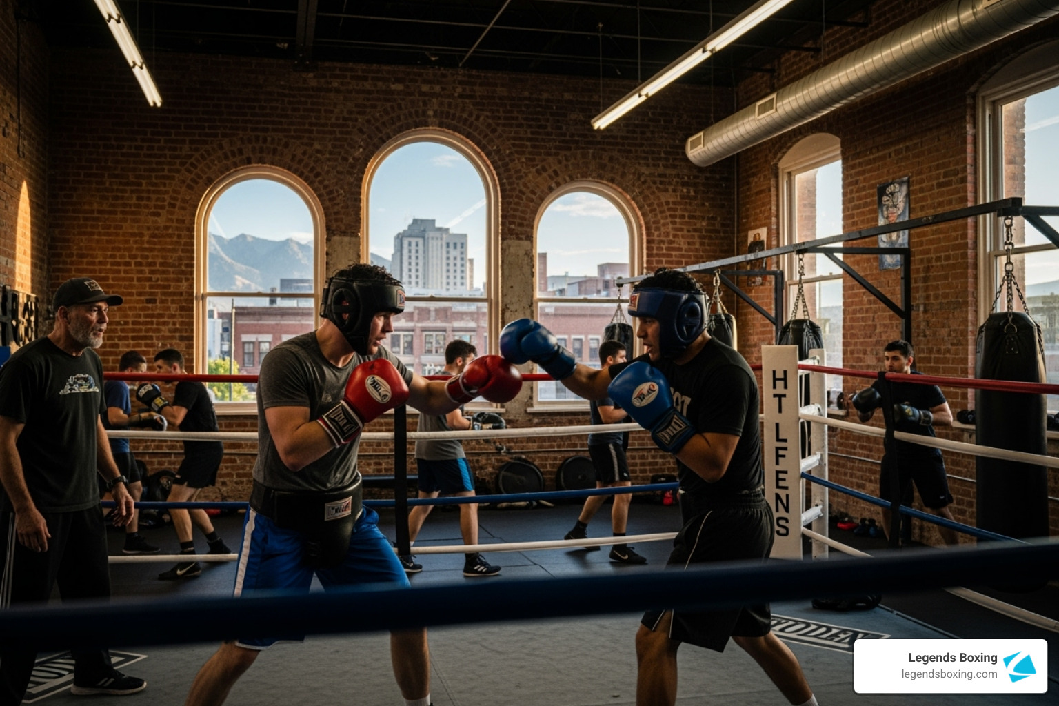 class schedule board in a gym - boxing gym in ogden utah