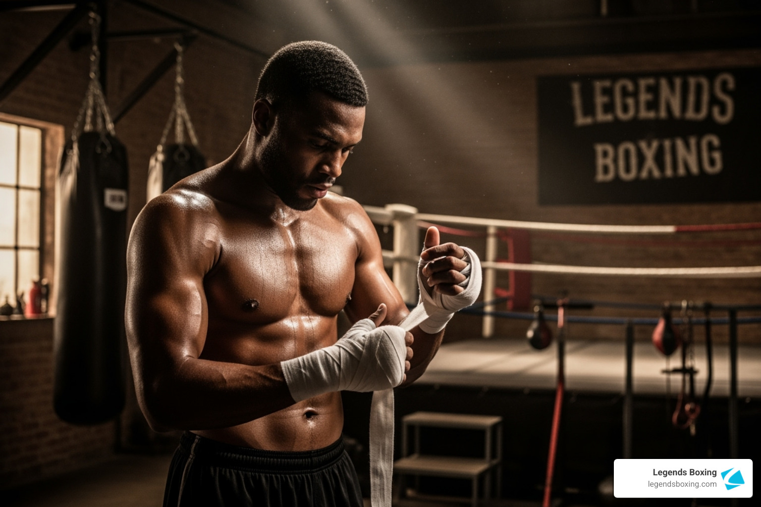 boxer wrapping hands at Legends Boxing gym - how wash hand wraps boxer wrapping hands at Legends Boxing gym - how wash hand wraps