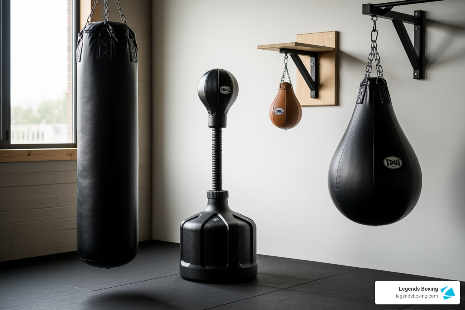 Four main types of punching bags: Heavy Bag, Freestanding Bag, Speed Bag, Teardrop Bag - home gym punching bag Four main types of punching bags: Heavy Bag, Freestanding Bag, Speed Bag, Teardrop Bag - home gym punching bag