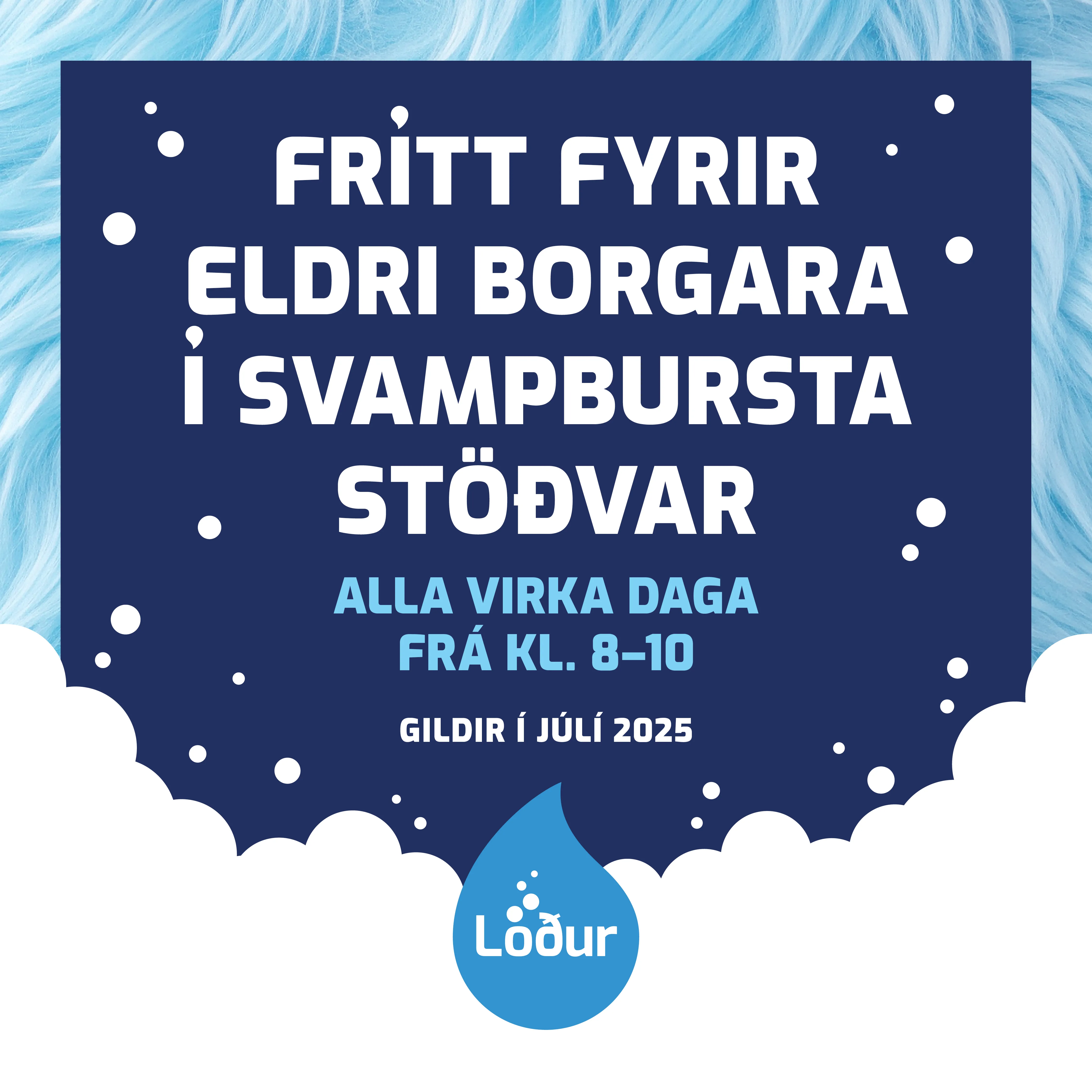 Frítt fyrir eldri borgara!