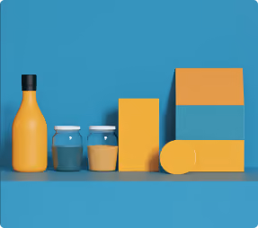 Kitchen utensils like jars