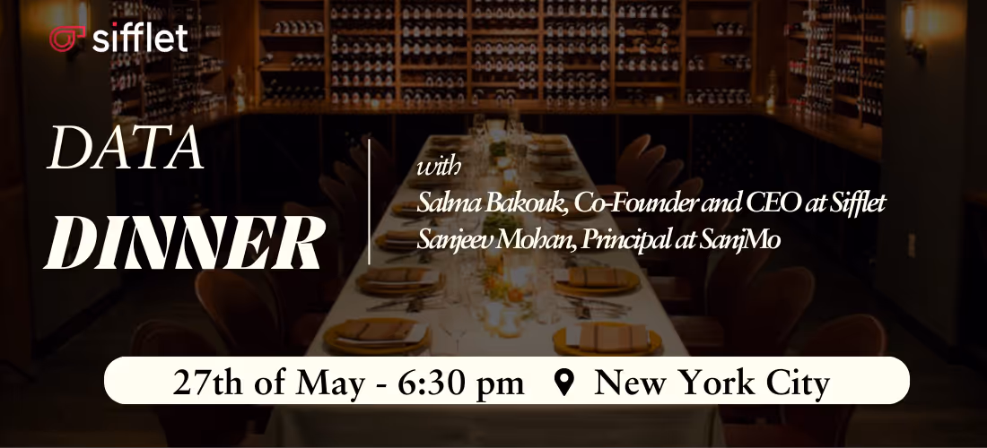Join us at the Data Dinner in New York City