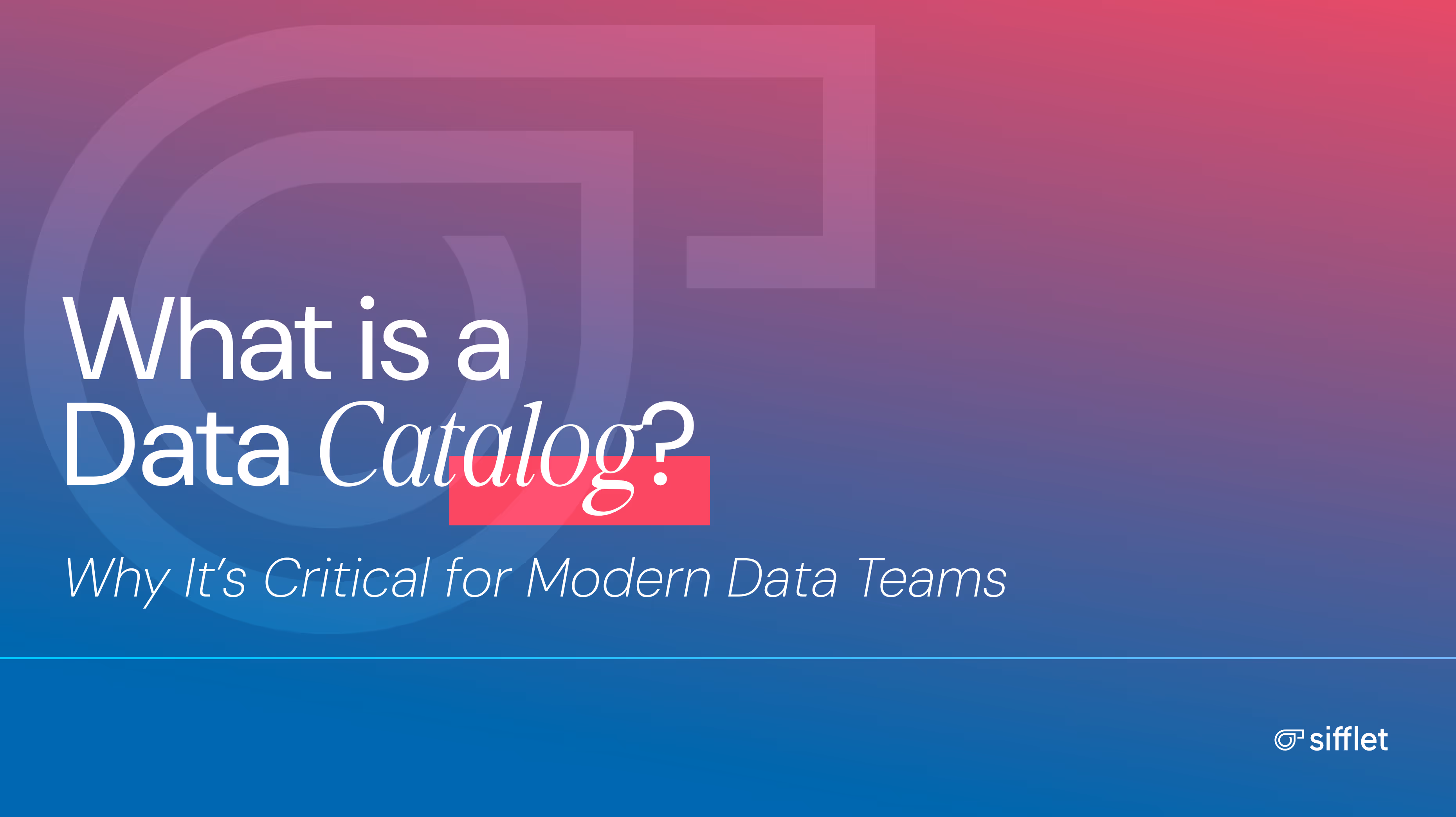 data catalog