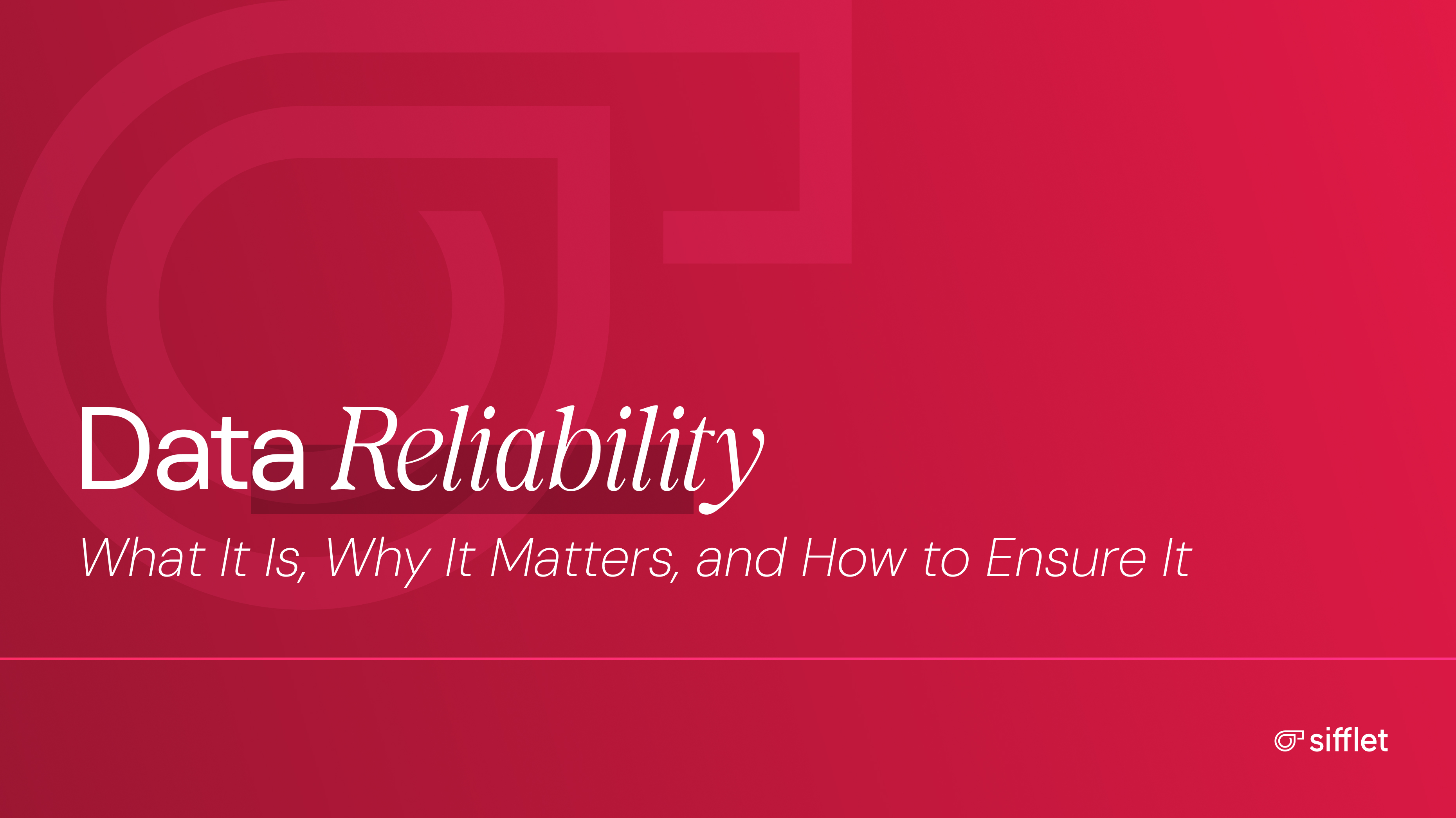 data reliability 