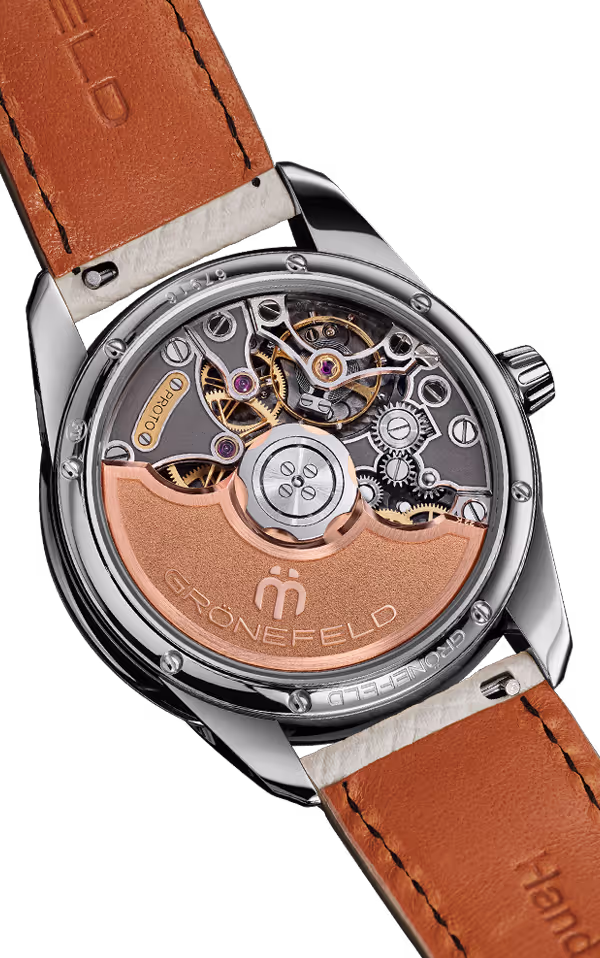 1941 Principia - White gold or stainless steel - Salmon