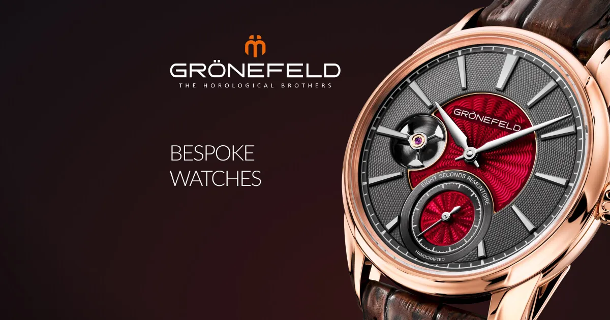 Gronefeld Bespoke Watches • Grönefeld - The Horological Brothers