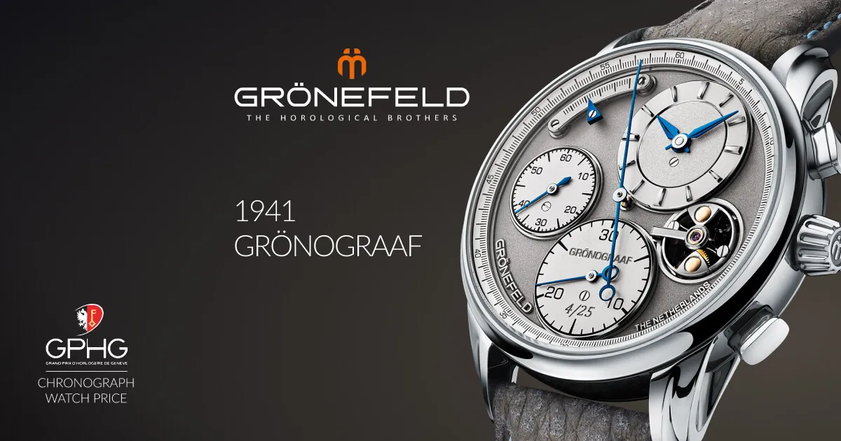 Gronefeld 1941 Grönograaf • Grönefeld - The Horological Brothers
