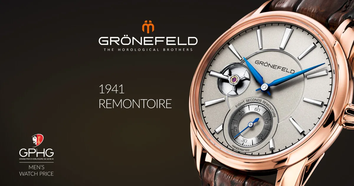 Gronefeld 1941 Remontoire • Grönefeld - The Horological Brothers