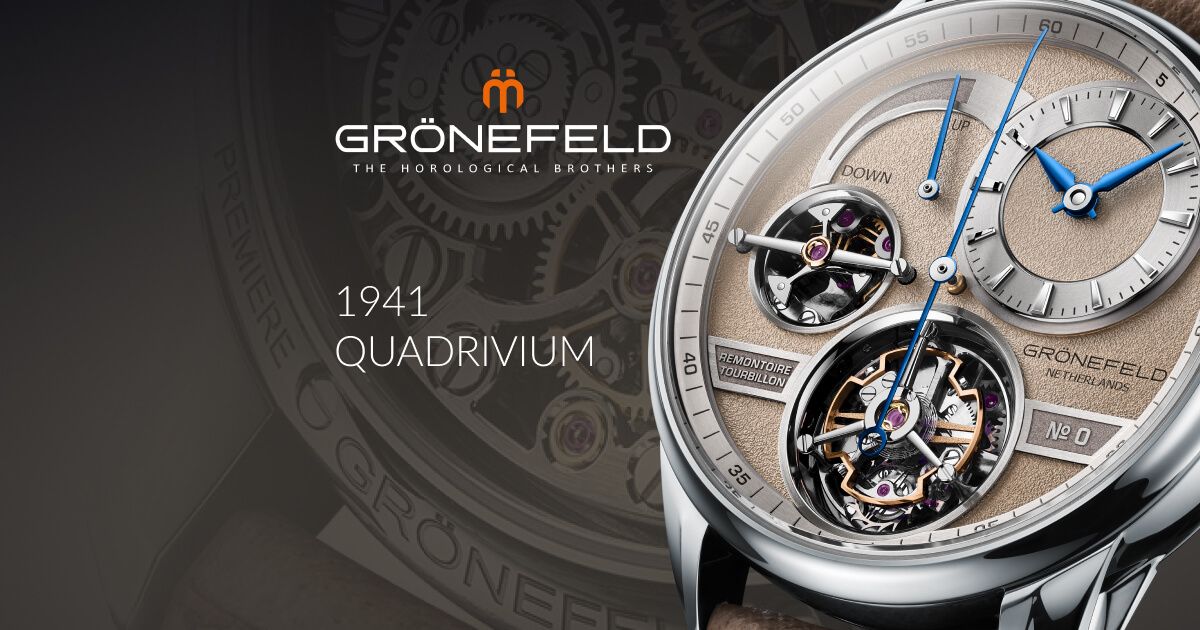 1941 Quadrivium • Grönefeld - The Horological Brothers