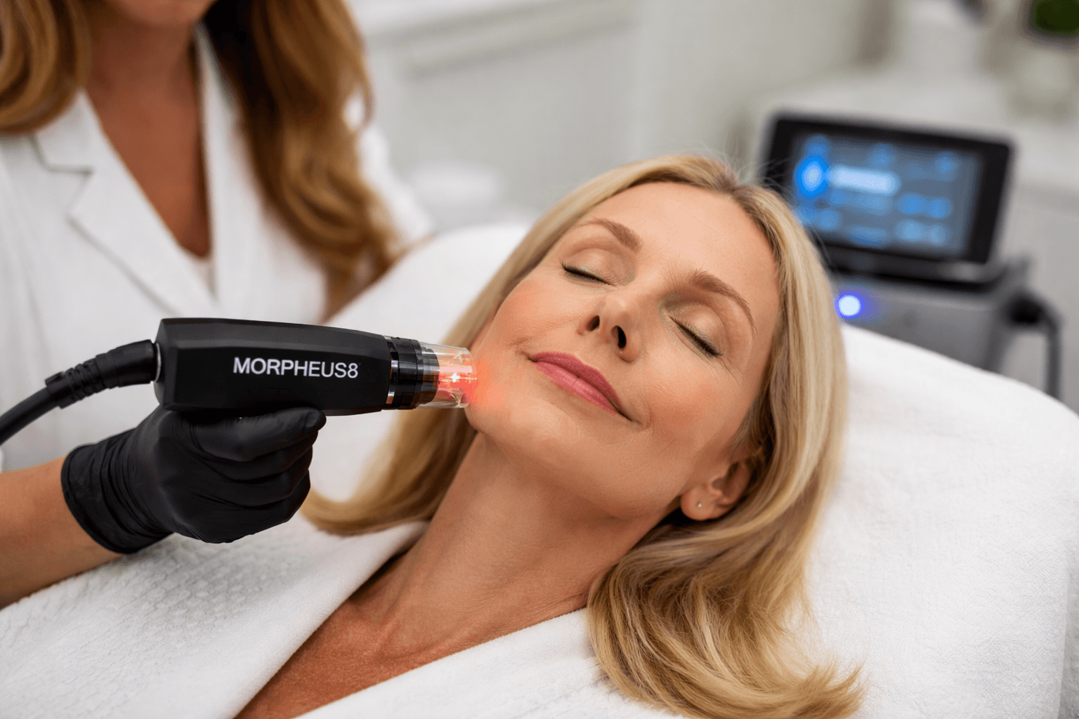 Morpheus8 skin tightening treatment in Cerritos, California at Belle Vie Wellness & Medical Aesthetics