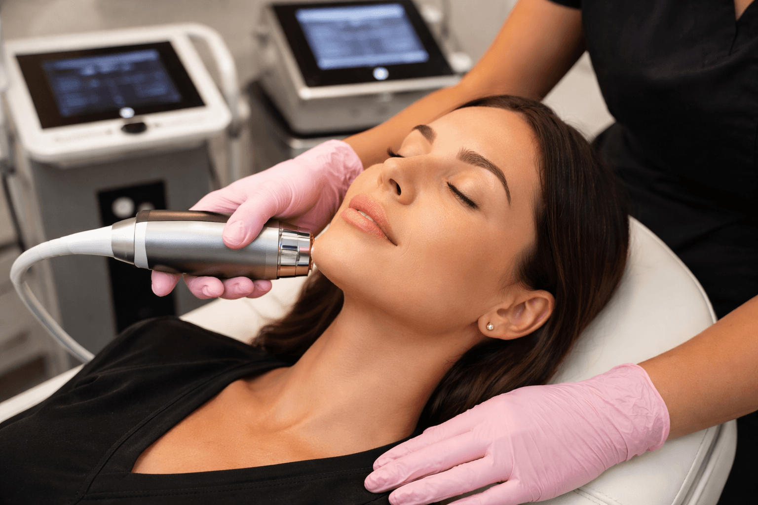 Profound RF skin tightening treatment using RF microneedling technology in Costa Mesa, California