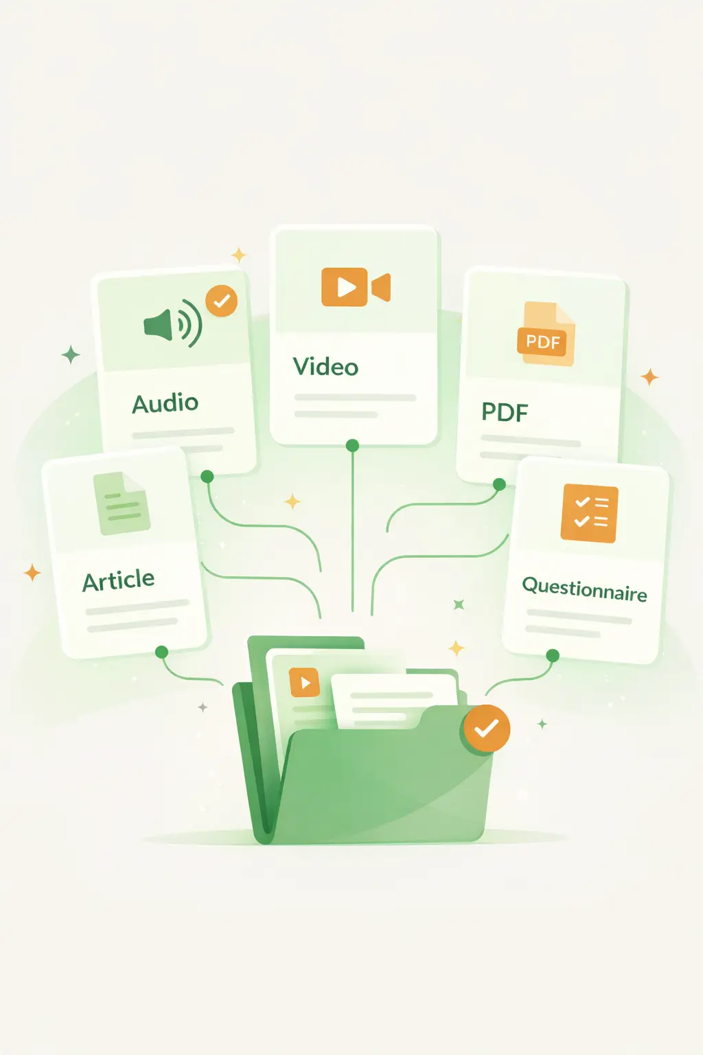 Femme détendue utilisant une application de coaching bien-être, illustrant un programme en ligne vendu par abonnement, générant des revenus passifs.