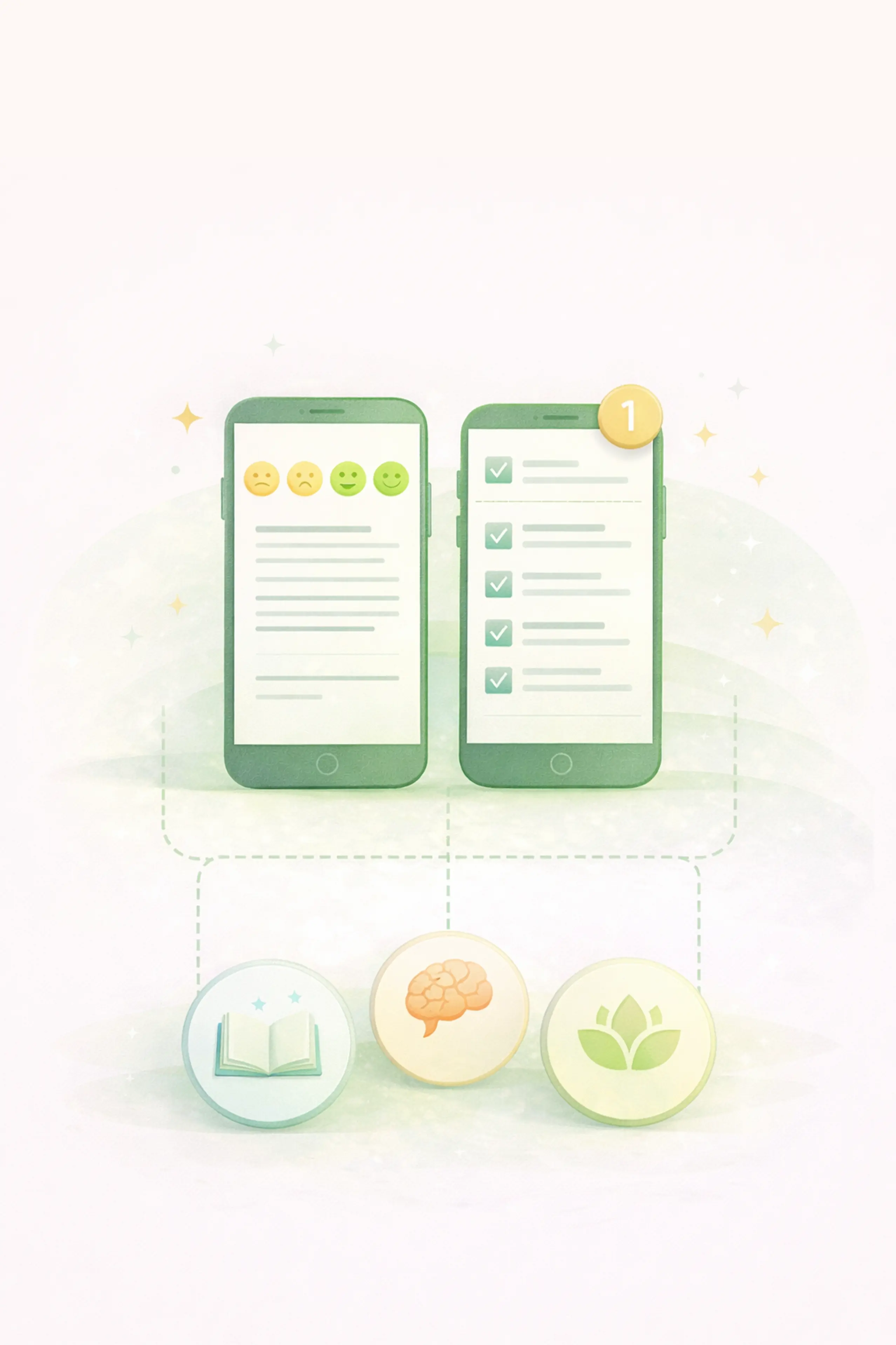 Coach bien-être créant un programme en ligne via une plateforme intuitive, avec modules personnalisés et relaxation dynamique.