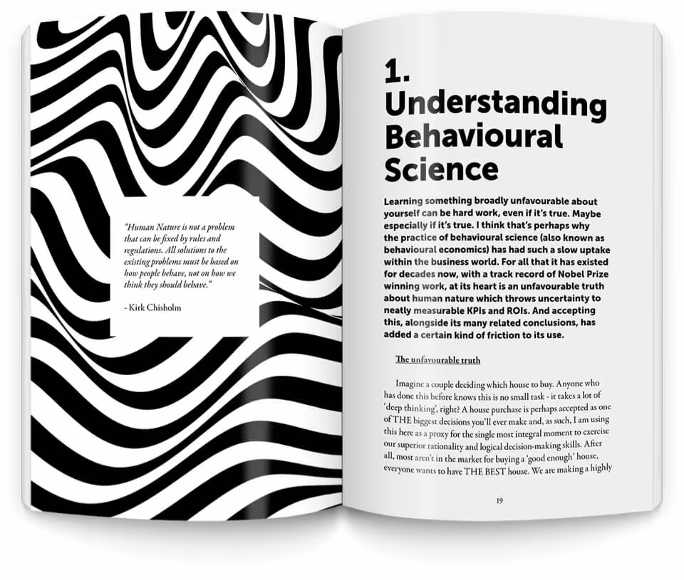 Inside preview of a couple of pages from the Atmospheres That Sell book