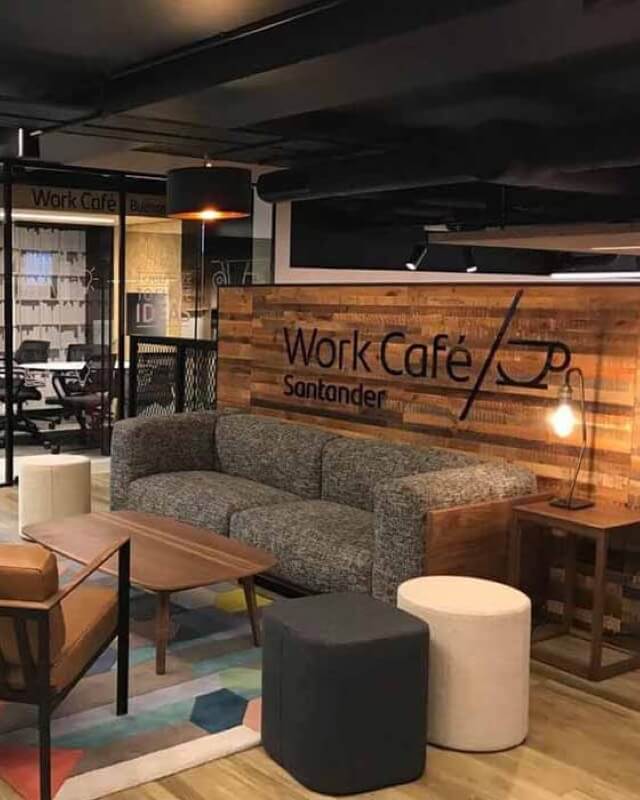 Santandar Work Café interior