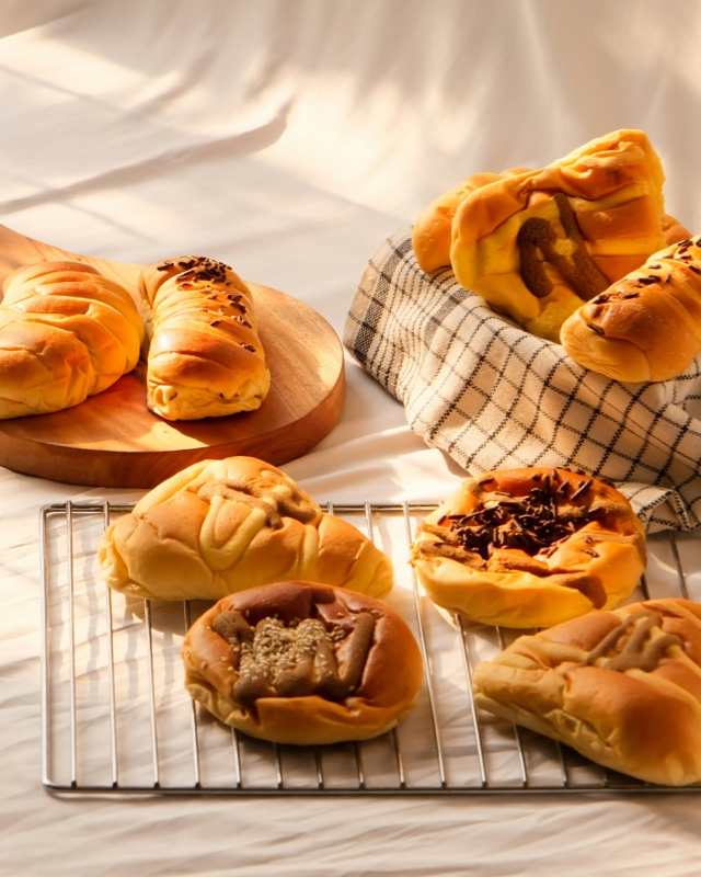 Freshly baked pastries