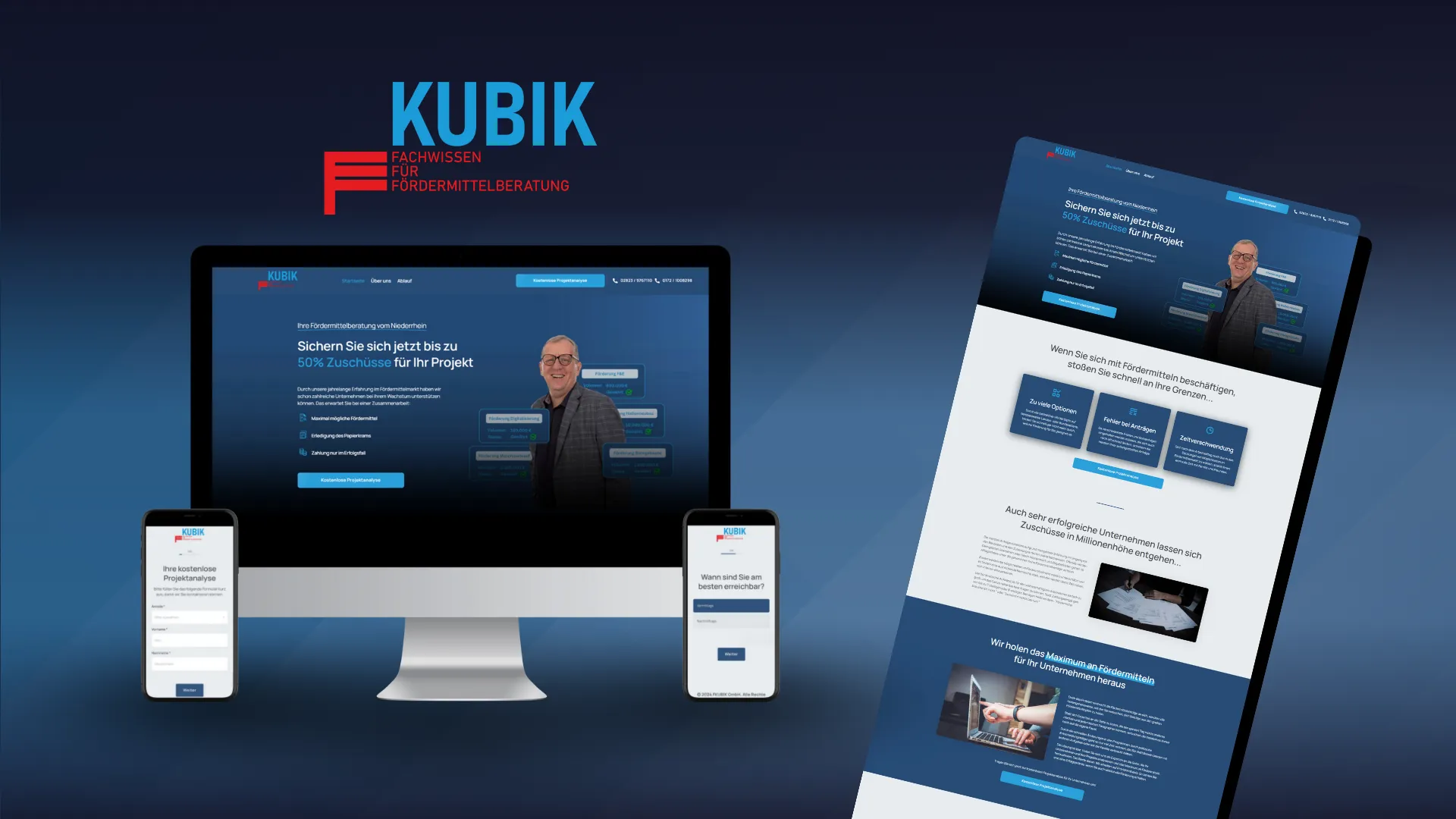 Mockup Webseite FKUBIK GmbH