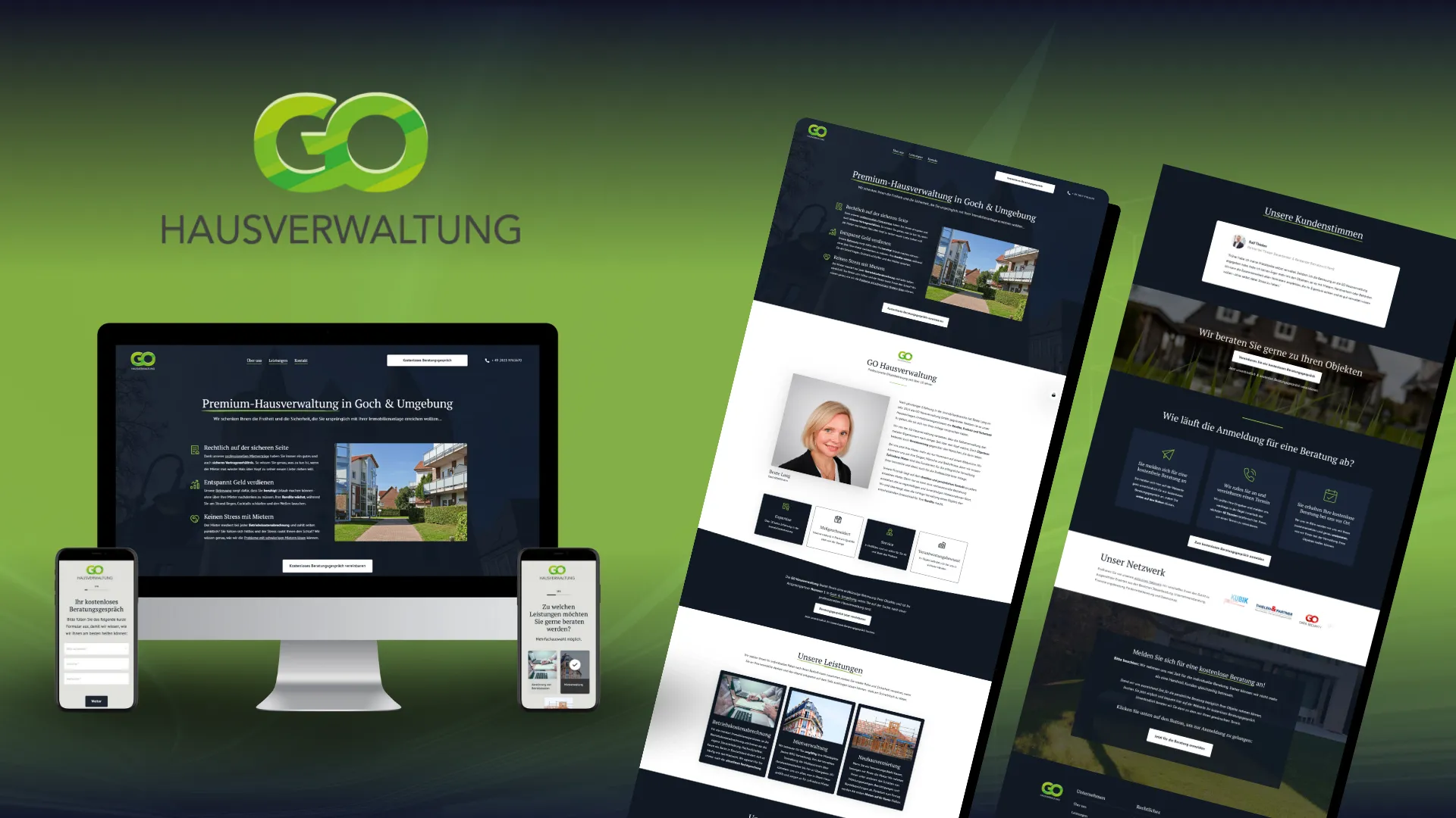 Mockup Webseite GO Hausverwaltung GmbH