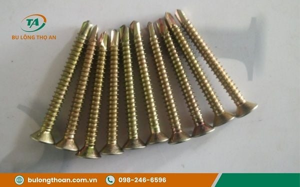Thông số kỹ thuật của vít bắn ngói