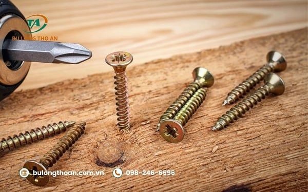 Đặc điểm cấu tạo của vít gỗ