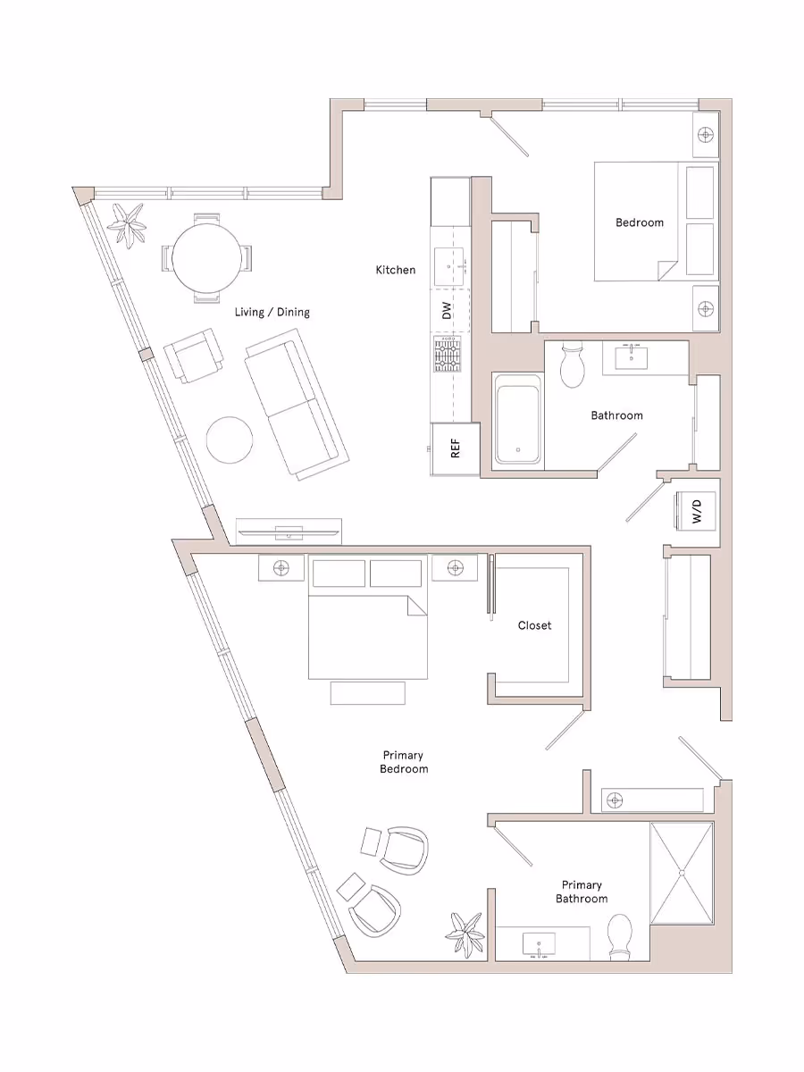Floor Plan Image 2BB2