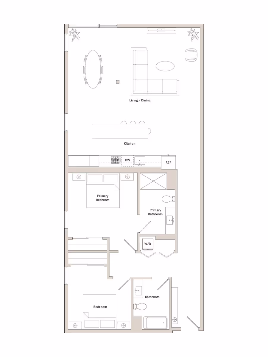 Floor Plan Image 2BD1