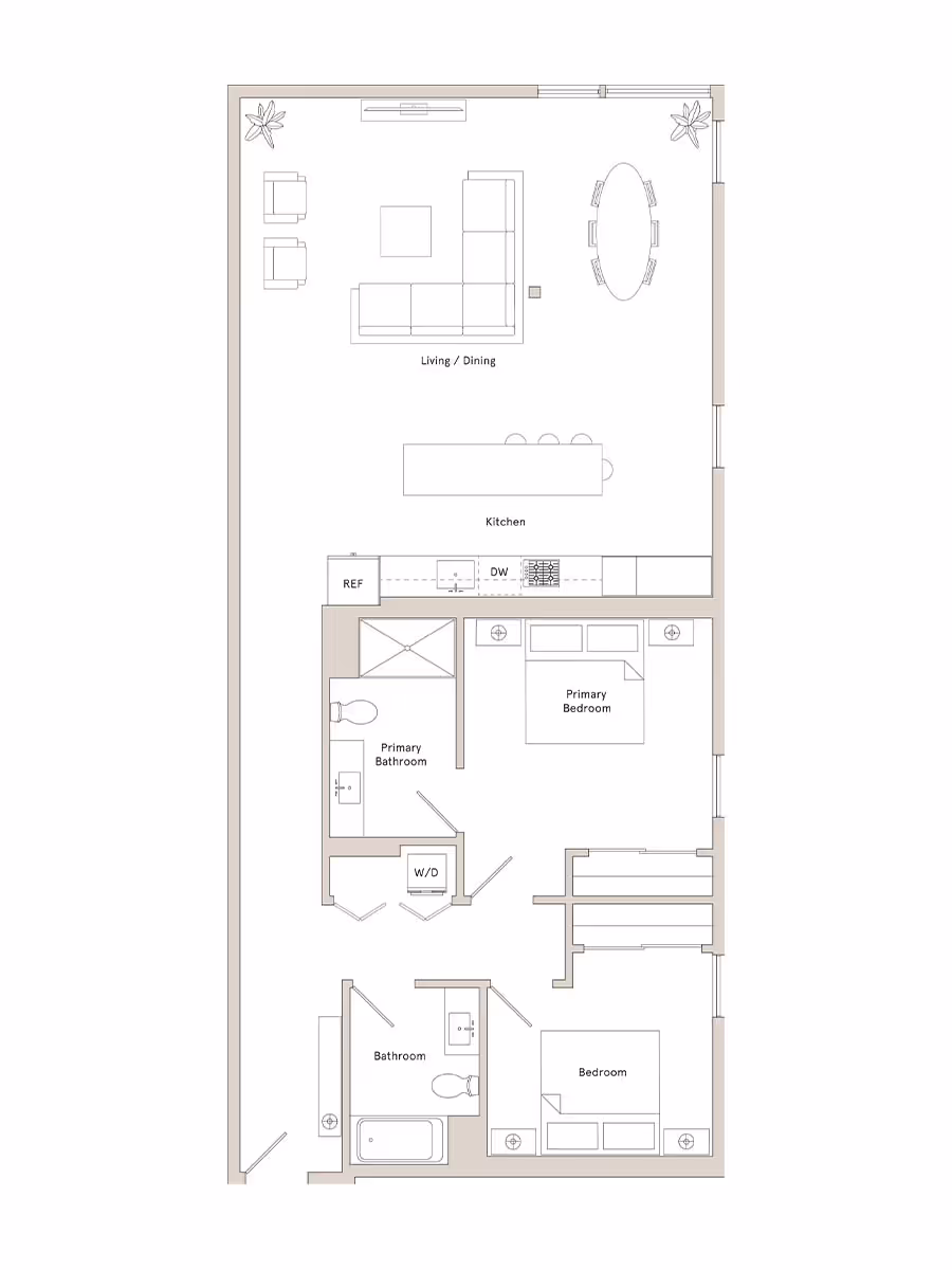 Floor Plan Image 2BD2