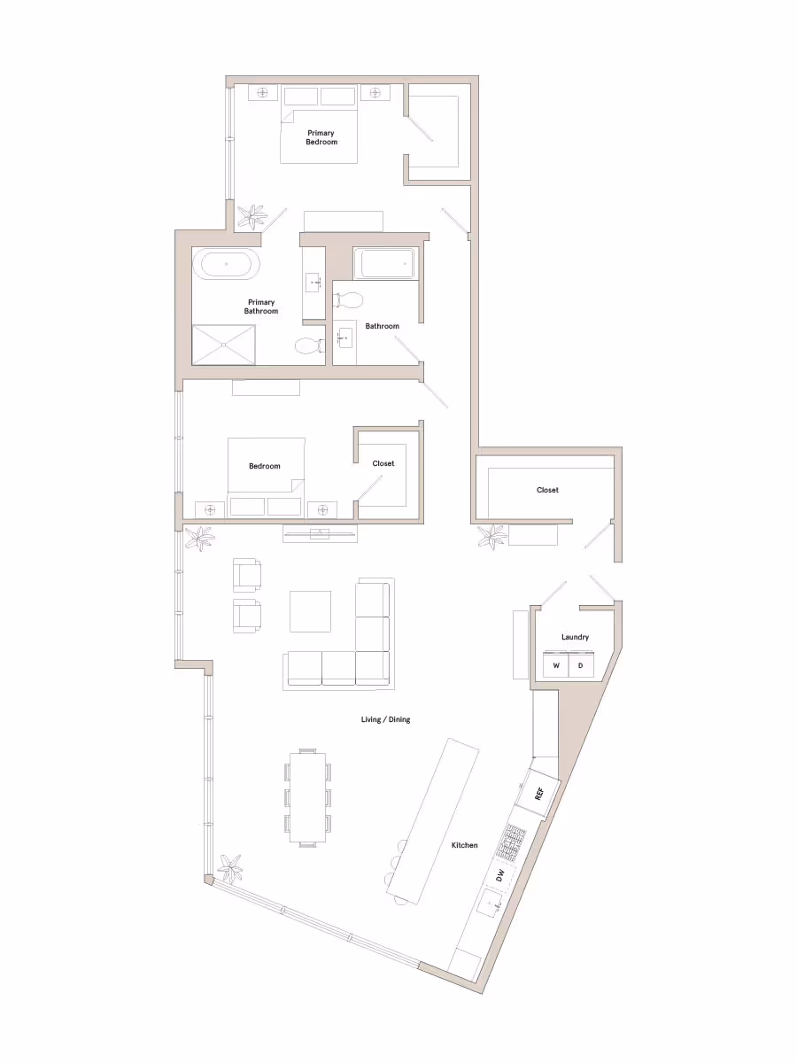 Floor Plan Image 2BPHA2