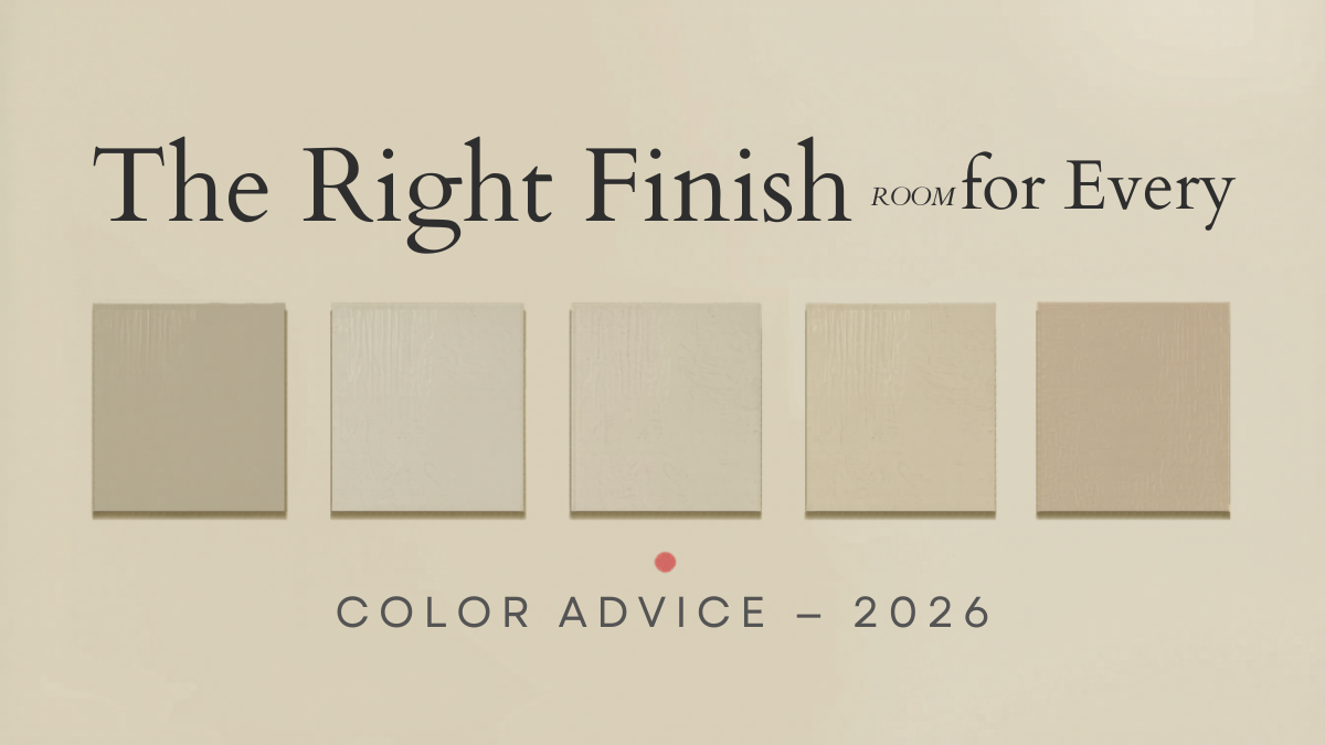 Room-by-room paint finish guide showing how to choose paint finish for a coastal Orange County home