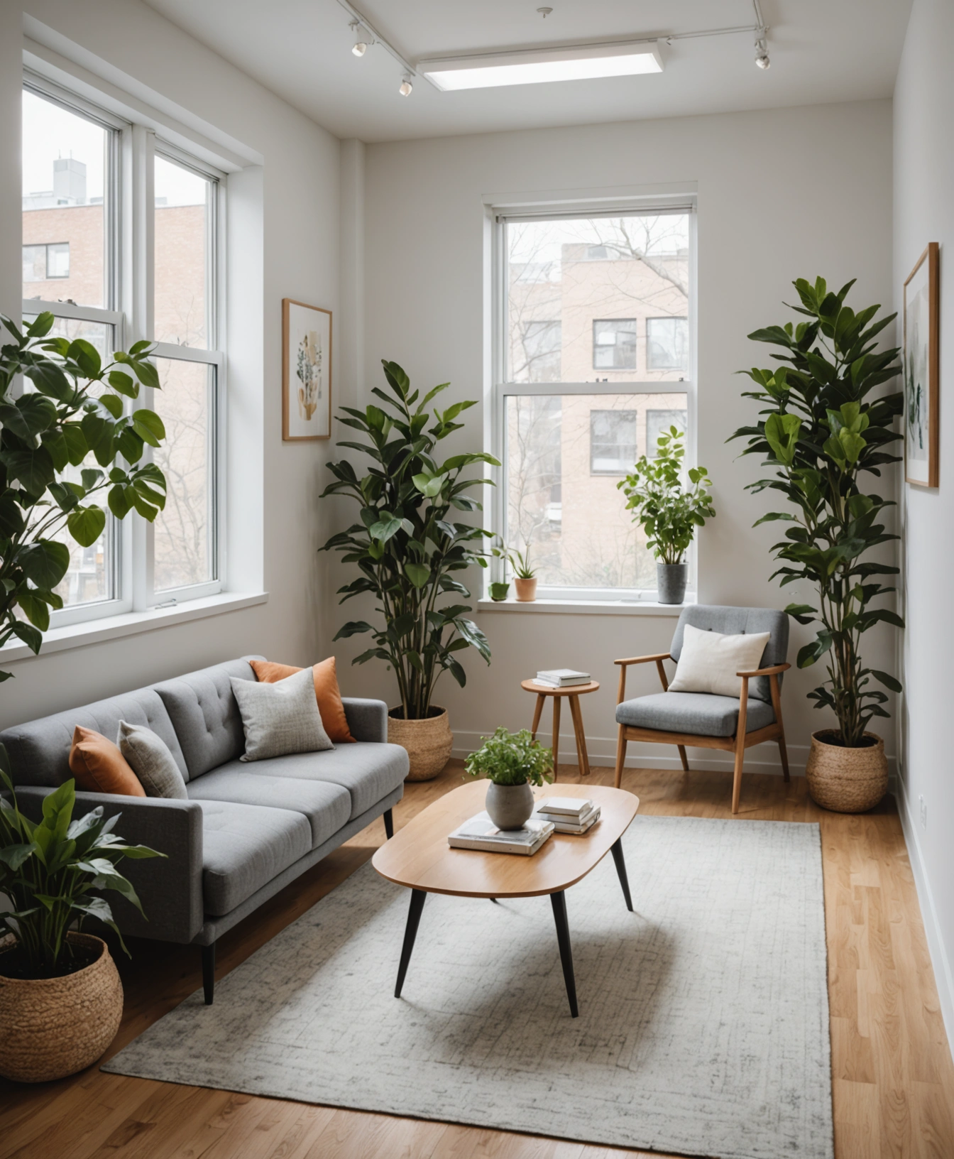 Modern trauma therapy office in Toronto with tranquil ambiance