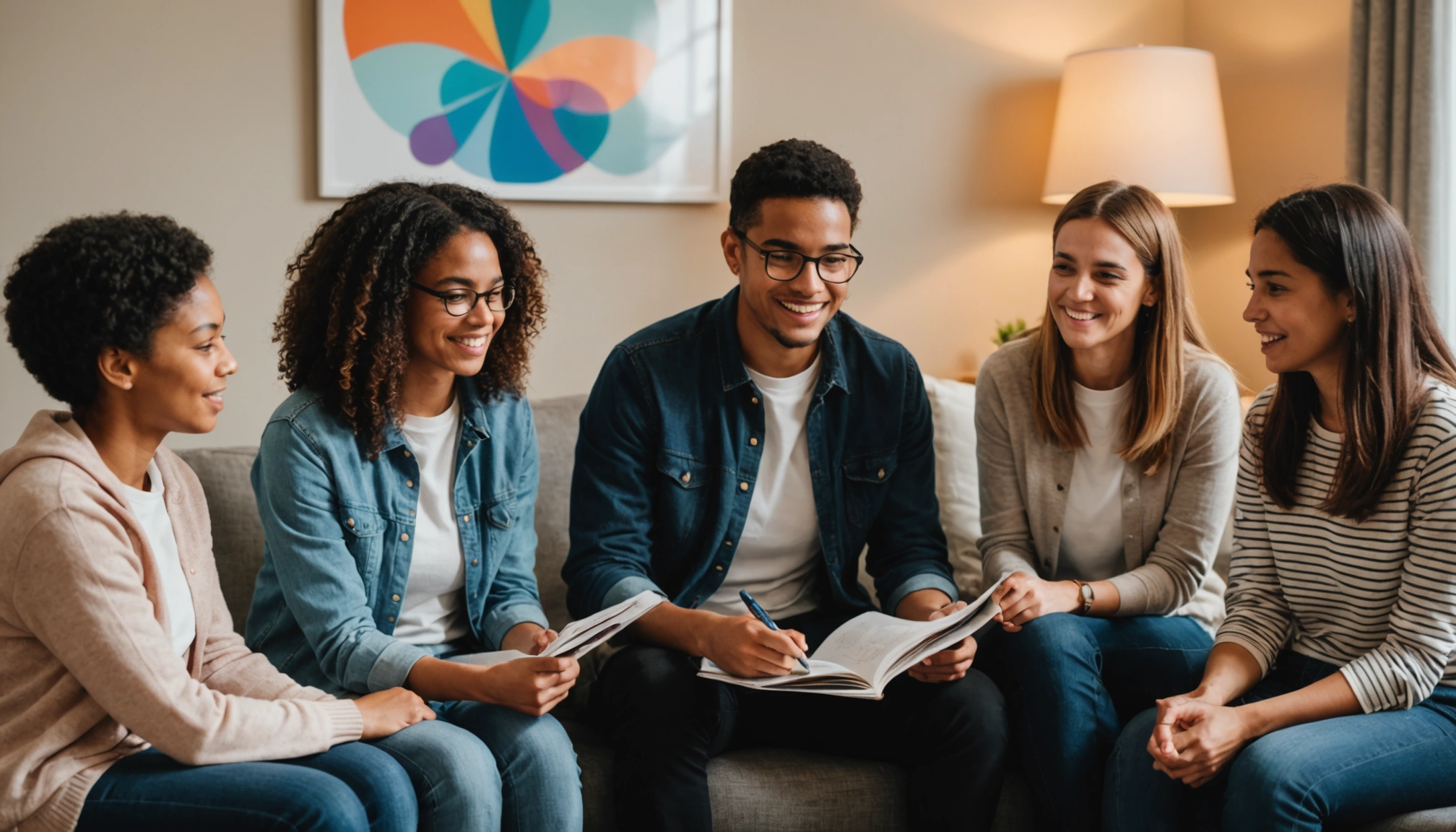 Diverse group in North York discussing ADHD myths