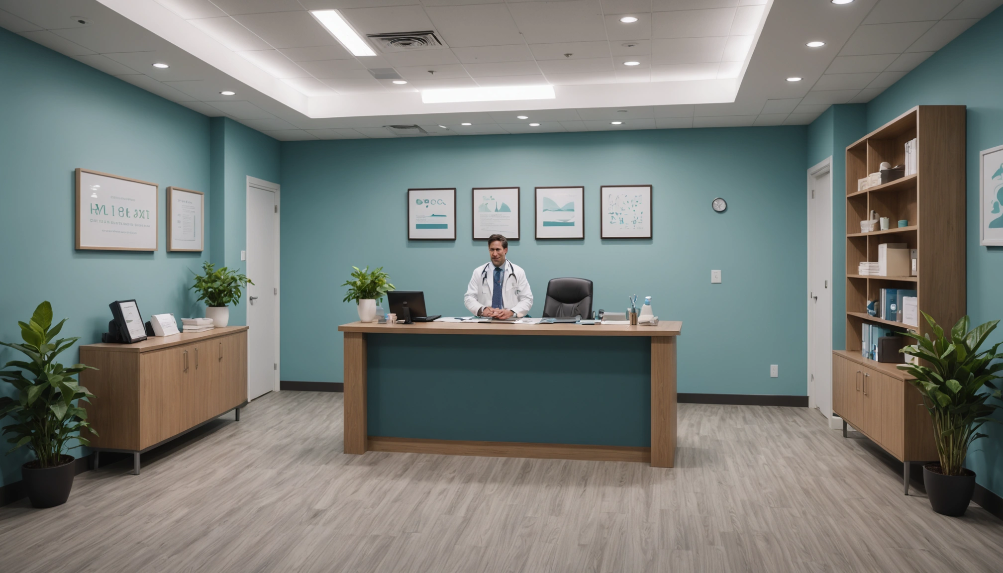 Supportive Toronto family doctor and patient