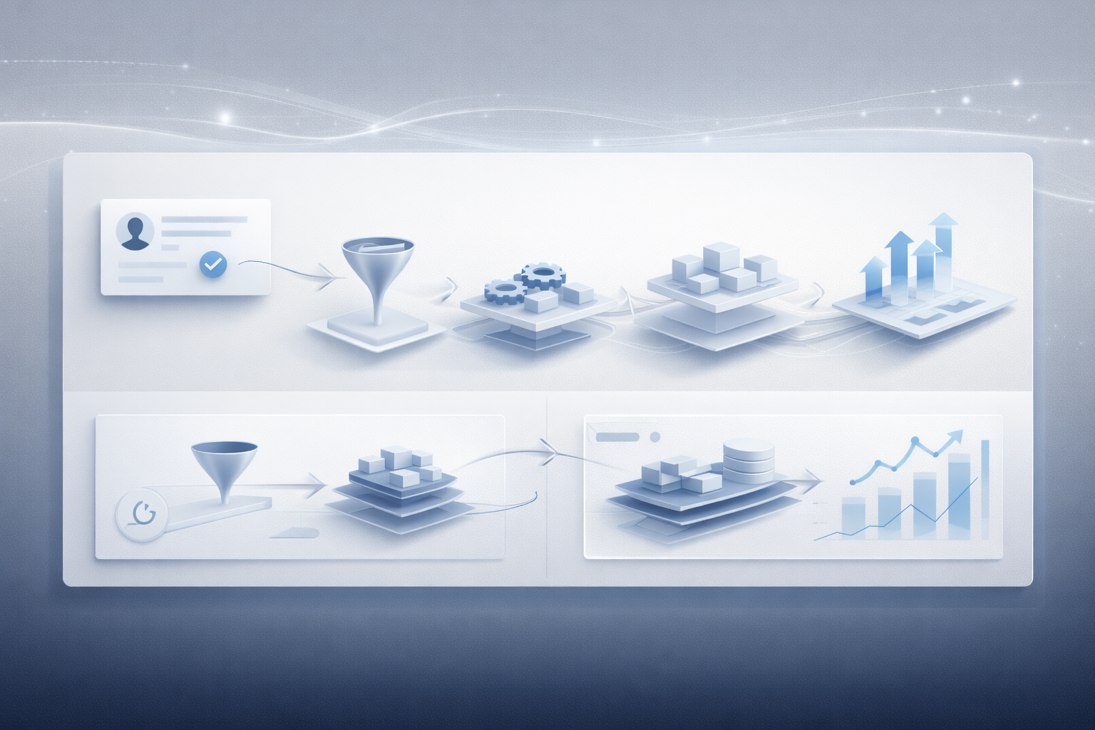 AI-powered workflows improving onboarding and activation in a mid-market operational system with fewer steps and clearer handoffs.